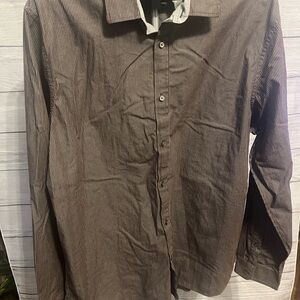 American Eagle Outfitters Brown Cotton Casual Shirt